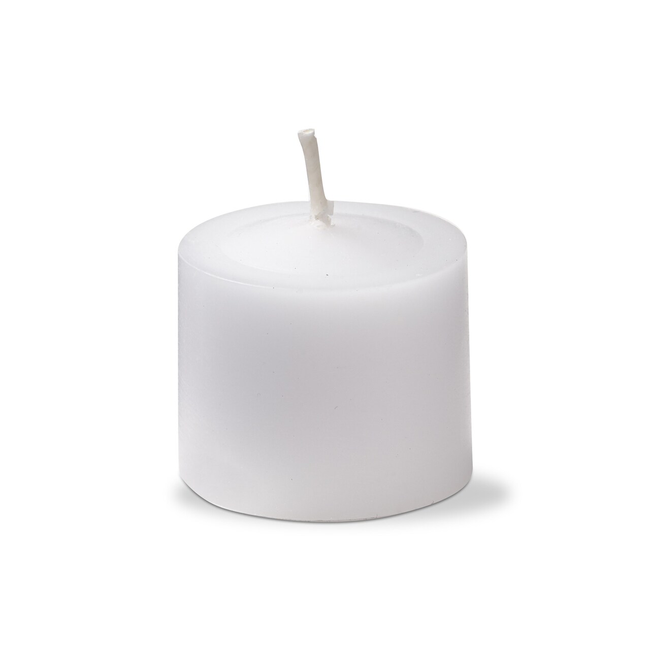 Color Studio Votive Candles Set of 12 White Smokeless Paraffin Wax Burn Time 5 Hrs.